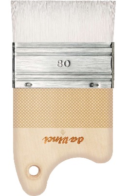 5027 Da Vinci Paddle Brush Synthetic Impasto Size 80